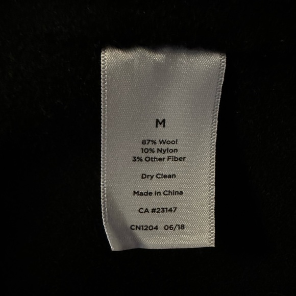 Talbots Medium Red Buffalo Plaid Double Face Topper / Jacket - Picture 6 of 6